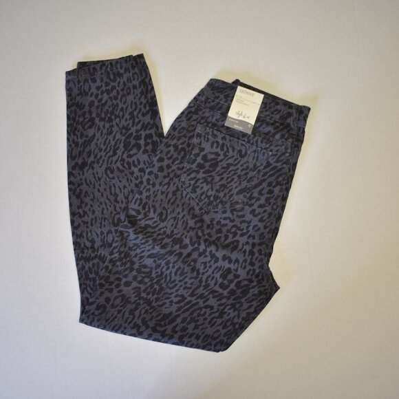 STYLE & CO SKINNY CURVY TUMMY CONTROL‎ ANIMAL PRINT JEANS SZ 6 NWT - Picture 2 of 7